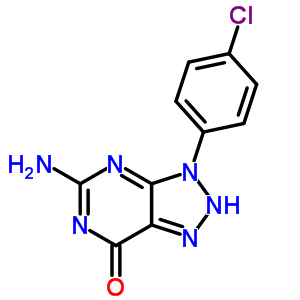 5--3-(4-ȱ)-3,6--7H-1,2,3-[4,5-d]-7-ͪY(ji)(gu)ʽ_14443-34-6Y(ji)(gu)ʽ
