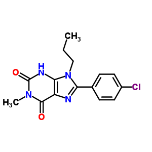 8-(4-ȱ)-1-׻-9--3H--2,6-ͪYʽ_61080-35-1Yʽ