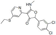 2-(3,4-ȱ)-4-[4-(һ)-2-]-5-(׻)-3(2H)-߻ͪY(ji)(gu)ʽ_187592-23-0Y(ji)(gu)ʽ