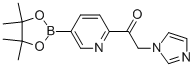 2-(1H--1-)-1-[5-(4,4,5,5-ļ׻-1,3,2-f-2-)-2-]-ͪY(ji)(gu)ʽ_1056040-15-3Y(ji)(gu)ʽ