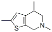 (9CI)-4,5,6,7-Ě-2,4,6-׻-Բ[2,3-c]ऽY(ji)(gu)ʽ_123279-75-4Y(ji)(gu)ʽ