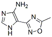 5-(5-׻-1,2,4-f-3-)-1H--4-(9ci)Y(ji)(gu)ʽ_500861-85-8Y(ji)(gu)ʽ