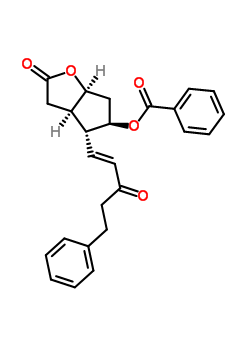 (3Ar,4r,5r,6as)-5-()-4-[(1e)-3--5--1-ϩyl]-2H-h(hun)첢[b]߻-2-ͪY(ji)(gu)ʽ_55076-60-3Y(ji)(gu)ʽ
